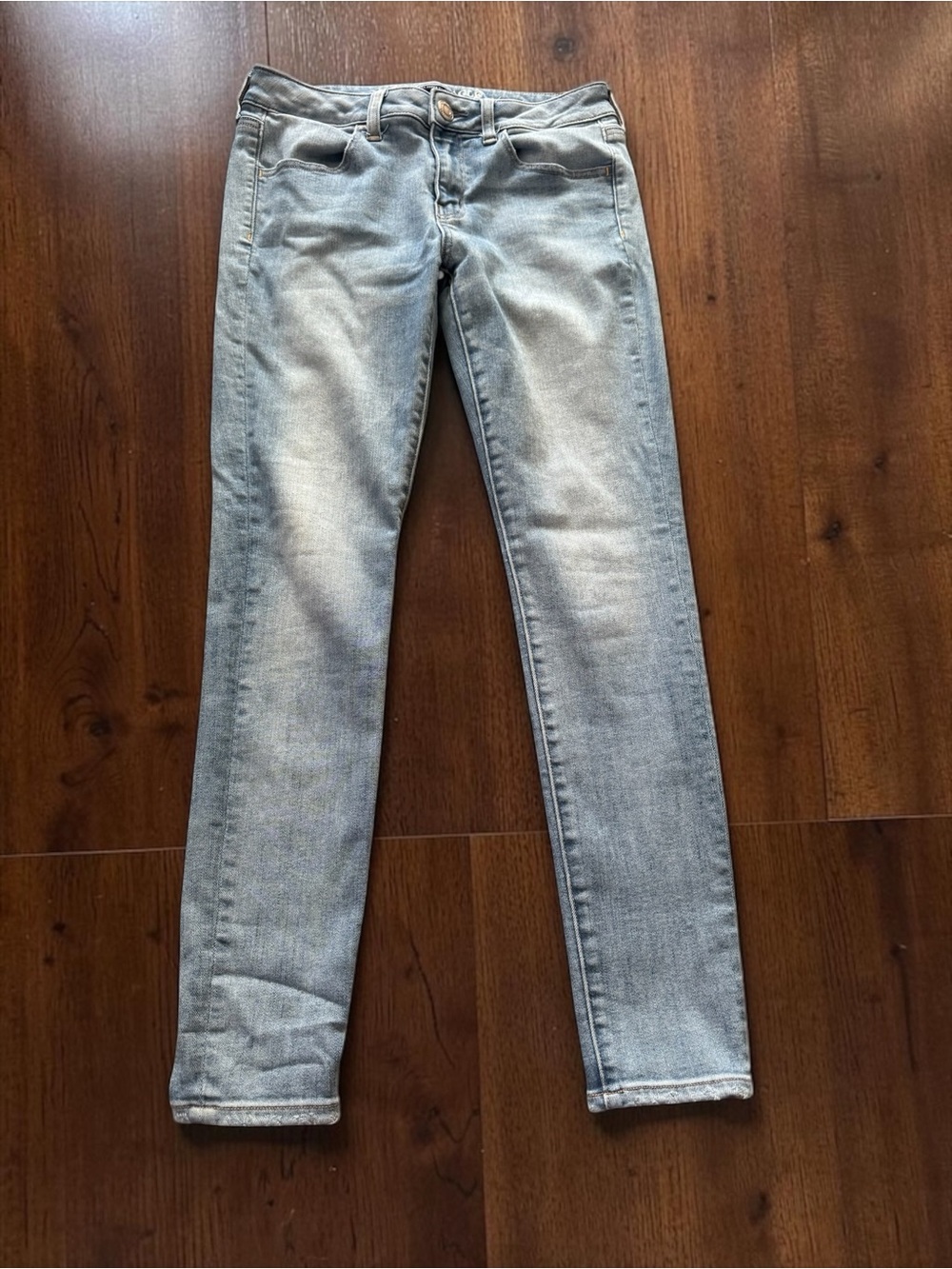 American Eagle Outfitters Super Super Stretch Jegging Jeans Womens 8 Light Wash